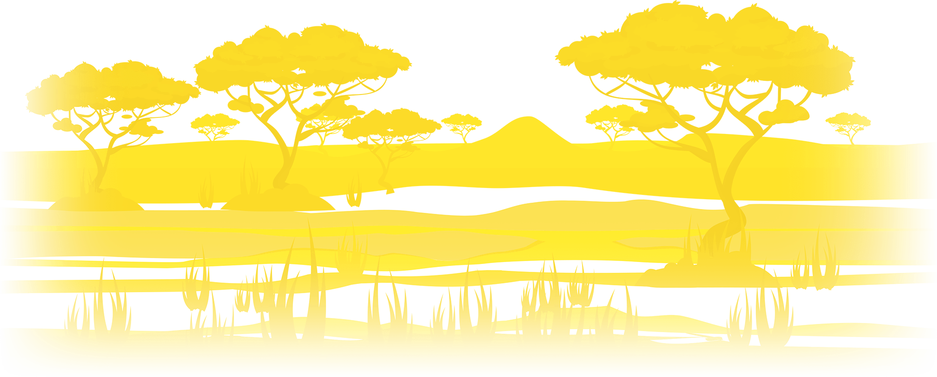 Fond savane jaune