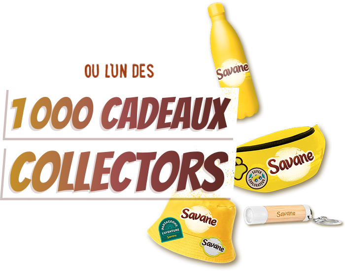 ou l'un des 1000 cadeaux collectors